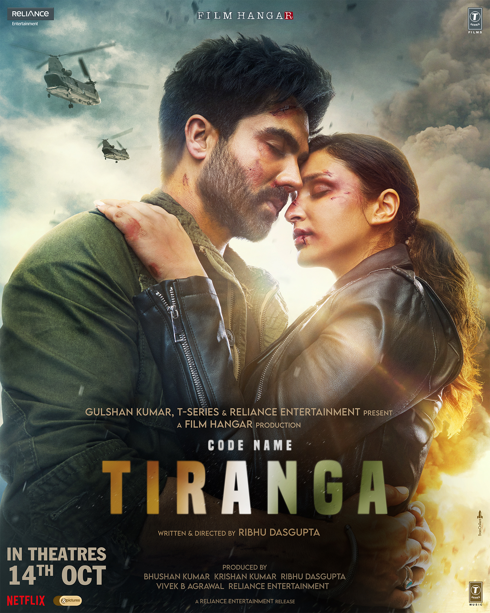T-Series, Reliance Entertainment & Film Hangar, all set to release 'Code  Name: Tiranga' in Cinemas on 14 October 2022 - Reliance Entertainment